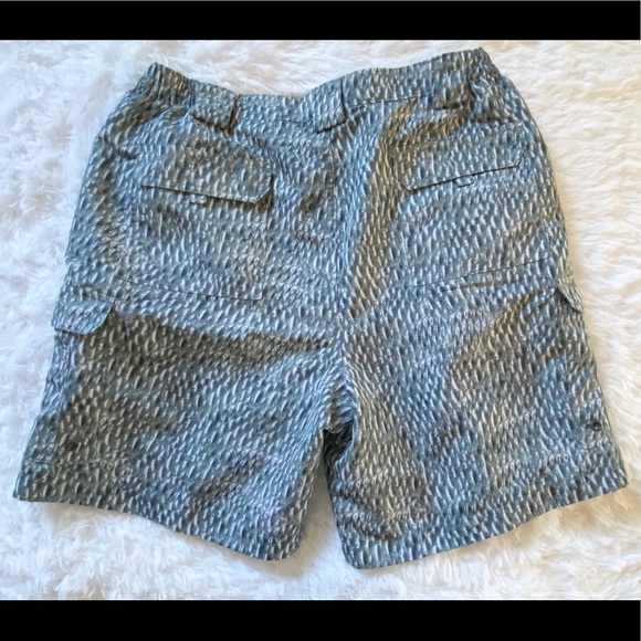 Reel Legends Gray Fish Scale Fishing Shorts - Picture 7 of 11